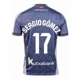Pánské fotbalový oblečení Real Sociedad Sergio Gomez #17 Venkovní košile 2025-26 Krátkým Rukávem